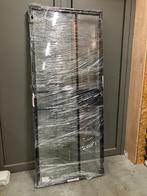 Metalen, zwarte deur met glas - Eeklo, Ophalen, 80 tot 100 cm, Binnendeur, Nieuw