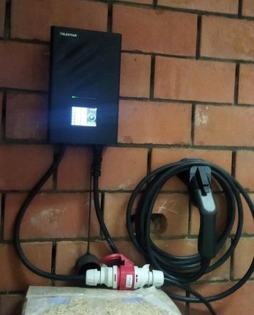 Handige EV lader type2 instelbare Laadstroom en tijdschema   beschikbaar voor biedingen
