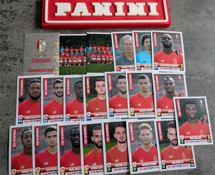 LOT DE 21 AUTOCOLLANTS PANINI FOOTBALL 2018/9 STANDARD FOOT, Hobby & Loisirs créatifs, Autocollants & Images, Enlèvement ou Envoi