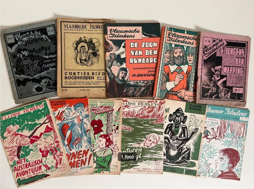 Vlaamse Filmpjes - complete reeks - 1931/1976, Livres, Fantastique, Envoi