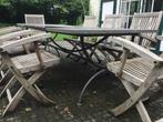 Terrastafel, Tuin en Terras, Tuintafels, Ophalen, Gebruikt, Rechthoekig, Overige materialen