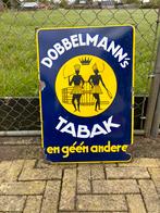 Panneau d'affichage émaillé Dobbelmann's Tabak, Utilisé, Enlèvement ou Envoi, Panneau publicitaire