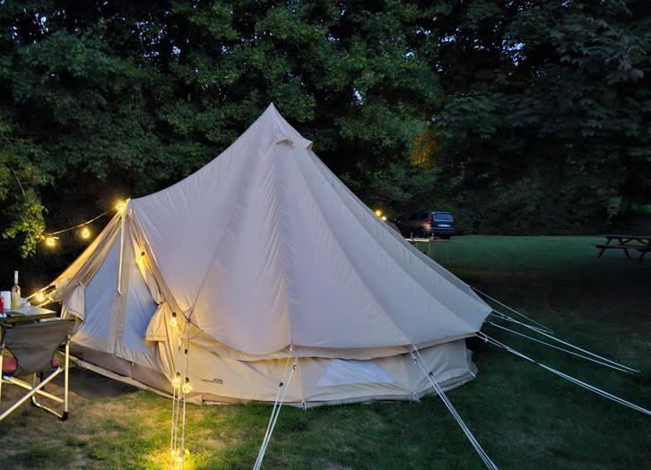 CanvasCamp tent Sibley 500 Pro Double Door, Caravans en Kamperen, Tenten, tot en met 6, Zo goed als nieuw, Ophalen