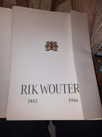 carte d'art Rik Wouters 1966 avec reproductions, Enlèvement ou Envoi, Comme neuf, Peinture et dessin