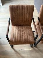Stoelen, Huis en Inrichting, Stoelen, Ophalen, Gebruikt, Bruin, Metaal