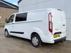 Ford Transit Custom 2.0 130PK Automaat L2H1 Dubbele Cabine A, Auto's, Adaptive Cruise Control, 4 cilinders, Wit, Diesel