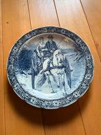 Delfts blauw bord geproduceerd door Boch België, Antiek en Kunst, Ophalen