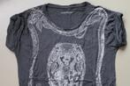 1x gedr t-shirt Zadig & Voltaire met grafische print, Comme neuf, Manches courtes, Taille 36 (S), Envoi
