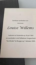 Bp 100 jarige, Verzenden, Bidprentje