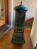 Art deco 'Continental' emaille houtkachel, Huis en Inrichting, Kachels, Ophalen, Zo goed als nieuw, Houtkachel