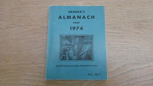 snoeck's almanach voor 1974, Livres, Littérature, Belgique, Enlèvement ou Envoi