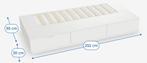 1 persoons wit bed Ikea met 3 lades, Huis en Inrichting, Slaapkamer | Bedden, Ophalen, Overige materialen, 90 cm, Eenpersoons