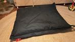 Coussin géant noir type pouf, Enlèvement, Comme neuf, Noir, Rectangulaire