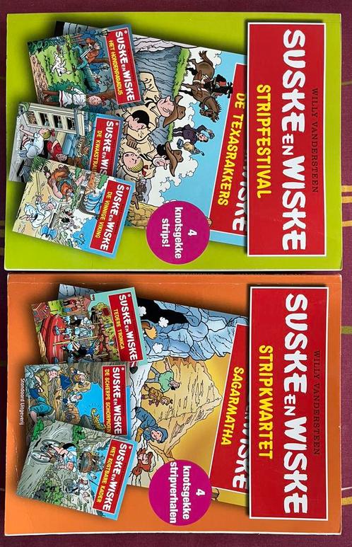 Suske en Wiske - 4 strips in 1 boek - NIEUWSTAAT, Boeken, Stripverhalen, Nieuw, Ophalen