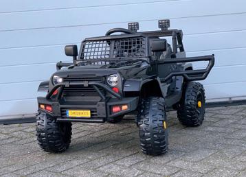 JEEP Mountain King 12v Zwart FM radio, leder zitje, Rubberba beschikbaar voor biedingen