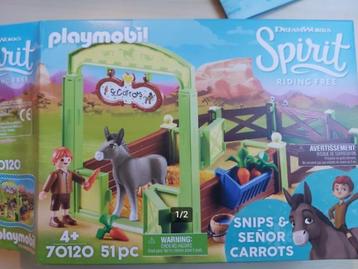 Playmobil 70120 Spirit Knip en Meneer Worteltjes  beschikbaar voor biedingen