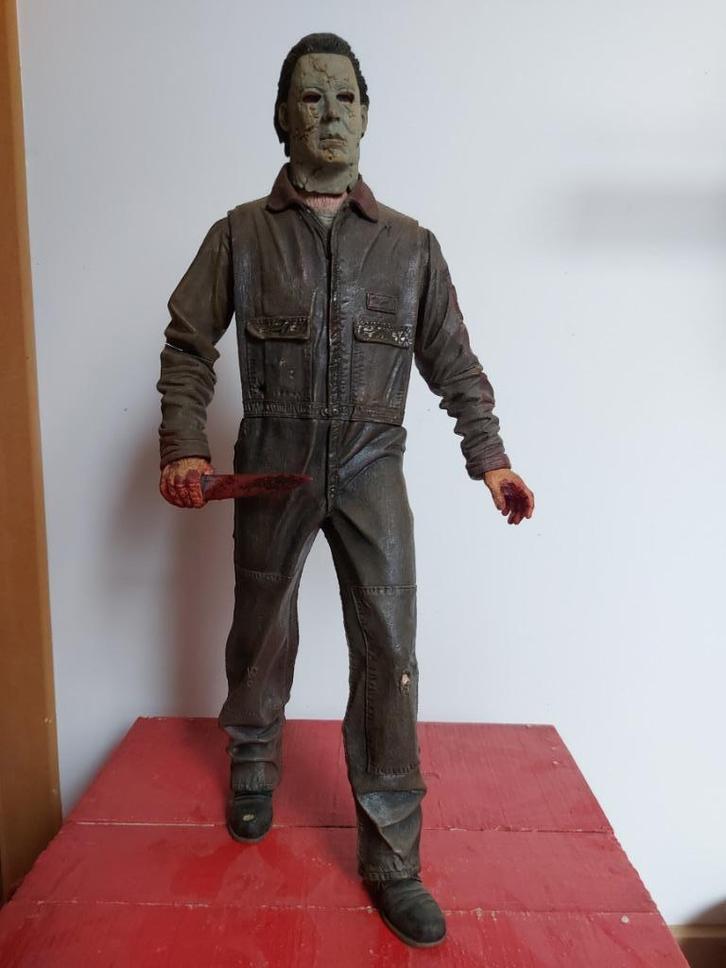 Michael Myers beeld schaal 1/10, Verzamelen, Poppetjes en Figuurtjes, Zo goed als nieuw, Ophalen of Verzenden