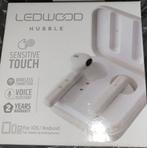 LEDWOOD LD-M1011-TWS-WHI - HUBBLE TWS earphones met oplaadca, Ophalen of Verzenden, Nieuw, In oorschelp (earbud), Bluetooth