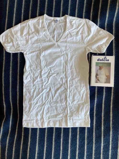 T-shirt V-Neck Athletic Cotton Dulcia Blanc Taille S, Kleding | Heren, Ondergoed, Hemd, Wit, Ophalen