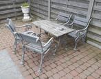 Tuinset, Tuin en Terras, Tuinsets en Loungesets, Overige materialen, Tuinset, Eettafel, Gebruikt