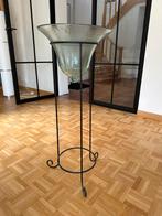 Support pour plante tombante en verre et fer, Ophalen, Overige kleuren, 75 cm of meer, Glas