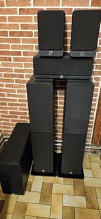 Home Cinema 5.1 Q Acoustics + Sony versterker, Audio, Tv en Foto, Gebruikt, 70 watt of meer, 5.1-systeem, Ophalen