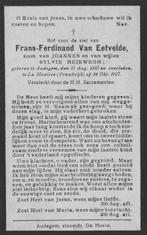 Bidprentje, Verzamelen, Bidprentjes en Rouwkaarten, Ophalen of Verzenden, Bidprentje