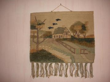 Tapisserie murale en corde. beschikbaar voor biedingen