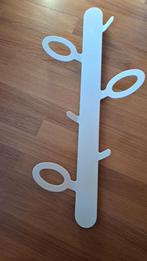 Witte stalen design kapstok, Huis en Inrichting, Woonaccessoires | Kapstokken, Zo goed als nieuw, Minder dan 100 cm, Metaal, Ophalen