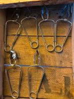 Escargots grijptangen 6 stuks, Huis en Inrichting, Woonaccessoires | Kapstokken, Ophalen of Verzenden, Zo goed als nieuw