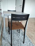 Eettafel IKEA GRÅSALA (6767 cm) met 2 SANDSBERG stoelen, Huis en Inrichting, Tafels | Eettafels, Ophalen, 50 tot 100 cm, Vierkant