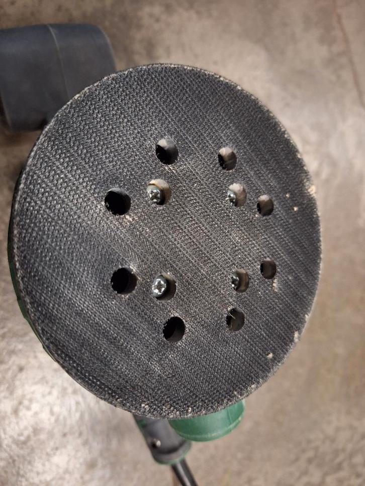 Excentrische schuurmachine, Doe-het-zelf en Bouw, Gereedschap | Schuurmachines, Gebruikt, Excentrische schuurmachine, Minder dan 600 watt