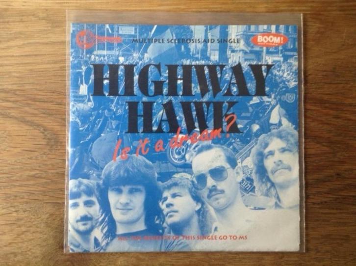 single highway hawk, CD & DVD, Vinyles Singles, Single, Rock et Metal, 7 pouces, Enlèvement ou Envoi