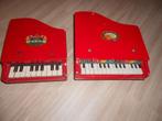 2 retro baby piano's - kinderpiano's, Utilisé, Enlèvement ou Envoi