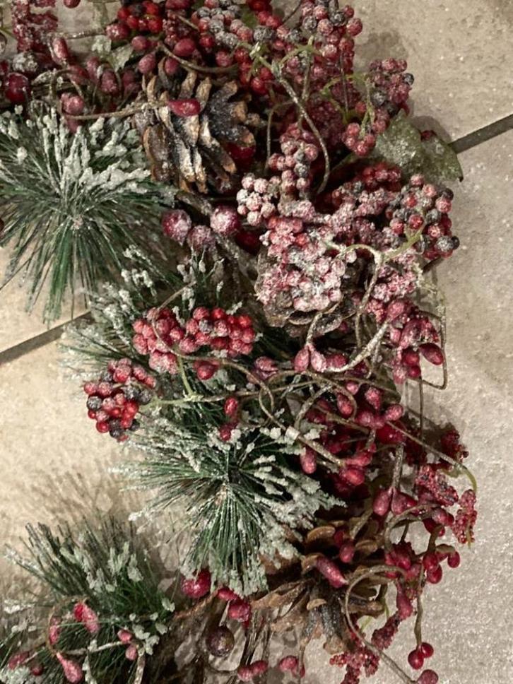 kerst krans met deco - diam. 36 cm., Diversen, Kerst, Nieuw, Ophalen of Verzenden