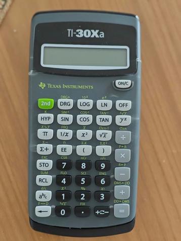 Calculatrice Texas Instruments TI-30Xa, Enlèvement, Utilisé
