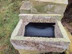 Betonnen voederbakken