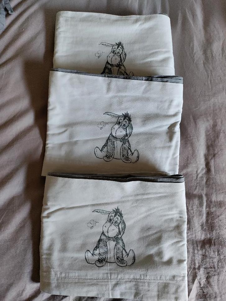 Dekbedovertrek wieg Eeyore, Kinderen en Baby's, Dekens, Slaapzakjes en Inbakerproducten, Gebruikt, Overige typen, Ophalen of Verzenden