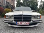 Mercedes W116 280se/AIRCO/AUTOMAAT/LPG, Auto's, Mercedes-Benz, Automaat, Achterwielaandrijving, Zwart, Wit