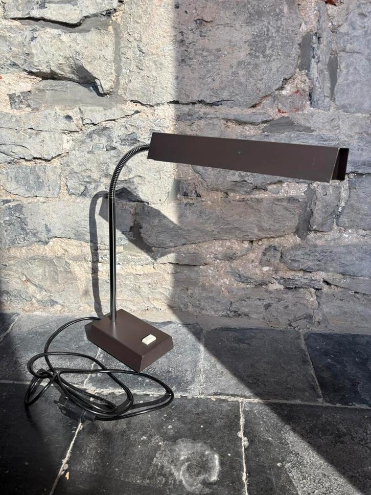 Seventies bureaulamp van Hala Zeist, Huis en Inrichting, Lampen | Tafellampen, Zo goed als nieuw, Minder dan 50 cm, Metaal, Ophalen of Verzenden