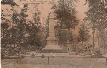 GENVAL LES EAUX   MONUMENT AUX HEROS  1914  1918  CPA beschikbaar voor biedingen