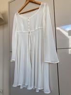 Lange doorschijnende blouse/tuniek 38, Ophalen, Zo goed als nieuw, Maat 38/40 (M), Wit