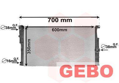 BMW F30 2012 T/M 2019 Radiateur Benzine 1711 8672 102, Auto-onderdelen, Motor en Toebehoren, BMW, Nieuw, 6 maanden garantie, Ophalen of Verzenden