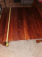 teak salontafel 110x110x 50 H in zeer goed staat, Huis en Inrichting, Ophalen, Gebruikt