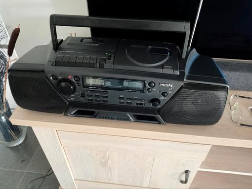 radio/cd en casette dek, Audio, Tv en Foto, Radio's, Gebruikt, Radio, Ophalen