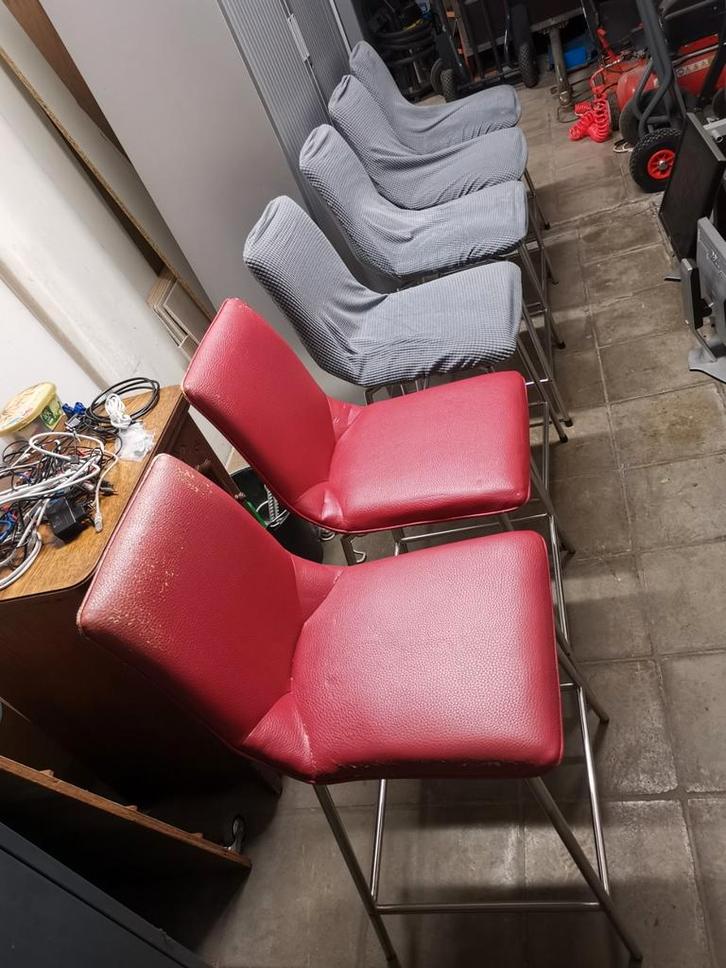 Xoon barstoelen, Maison & Meubles, Chaises, Utilisé, Cuir, Enlèvement