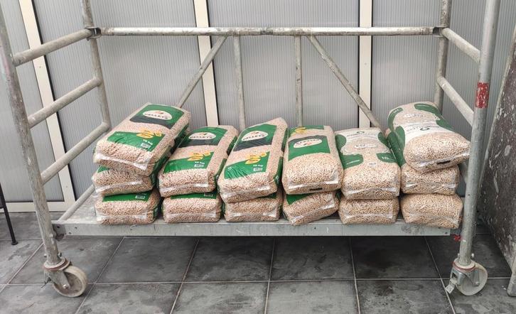 Mobiele stelling op wielen, Doe-het-zelf en Bouw, Steigers, Ophalen