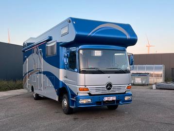 Mercedes 823 camper met garage 8 slaapplaatsen  beschikbaar voor biedingen