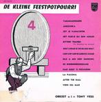 Maxi-single Orkest Tony Vess –De Kleine Feestpotpourri 4, Ophalen of Verzenden, Gebruikt, Overige formaten, Pop