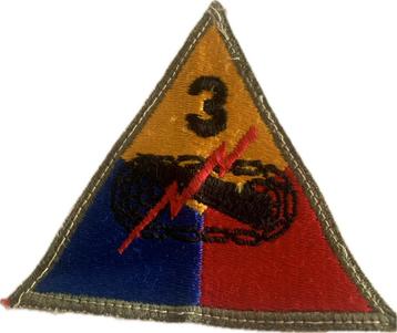 US ww2 patch 3rd Armored Division (1) beschikbaar voor biedingen